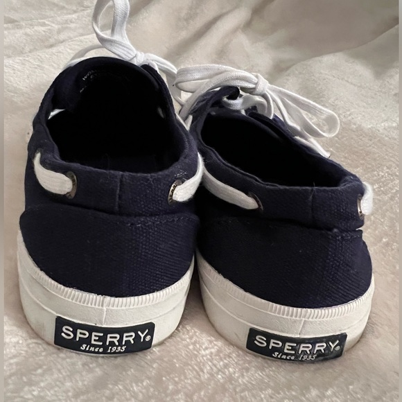 Sperry Women’s canvas boat shoes size 7.5 - Picture 3 of 9